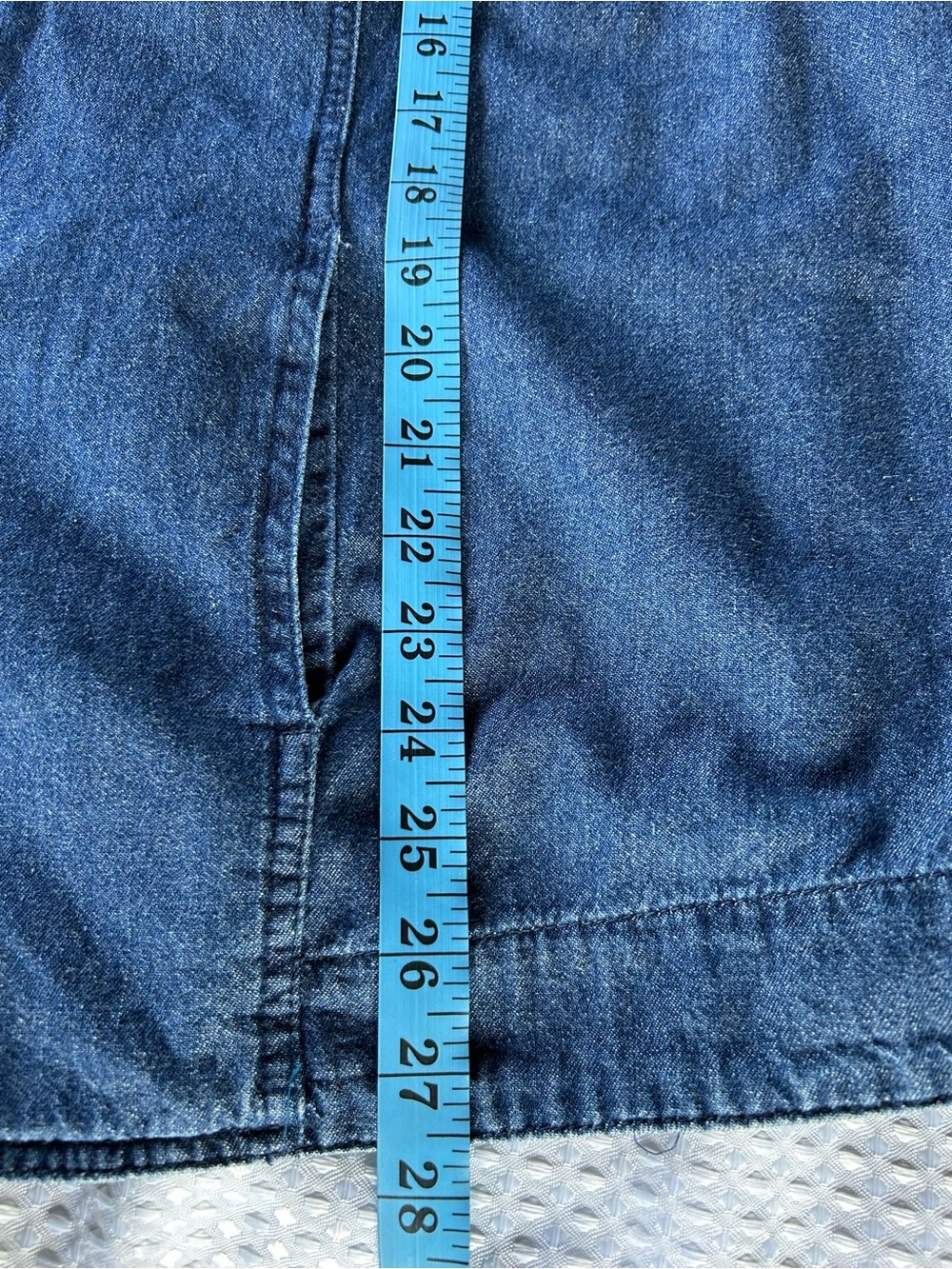 Carroll Reed Plus Denim Button-Front Jacket in Blue - Picture 10 of 12